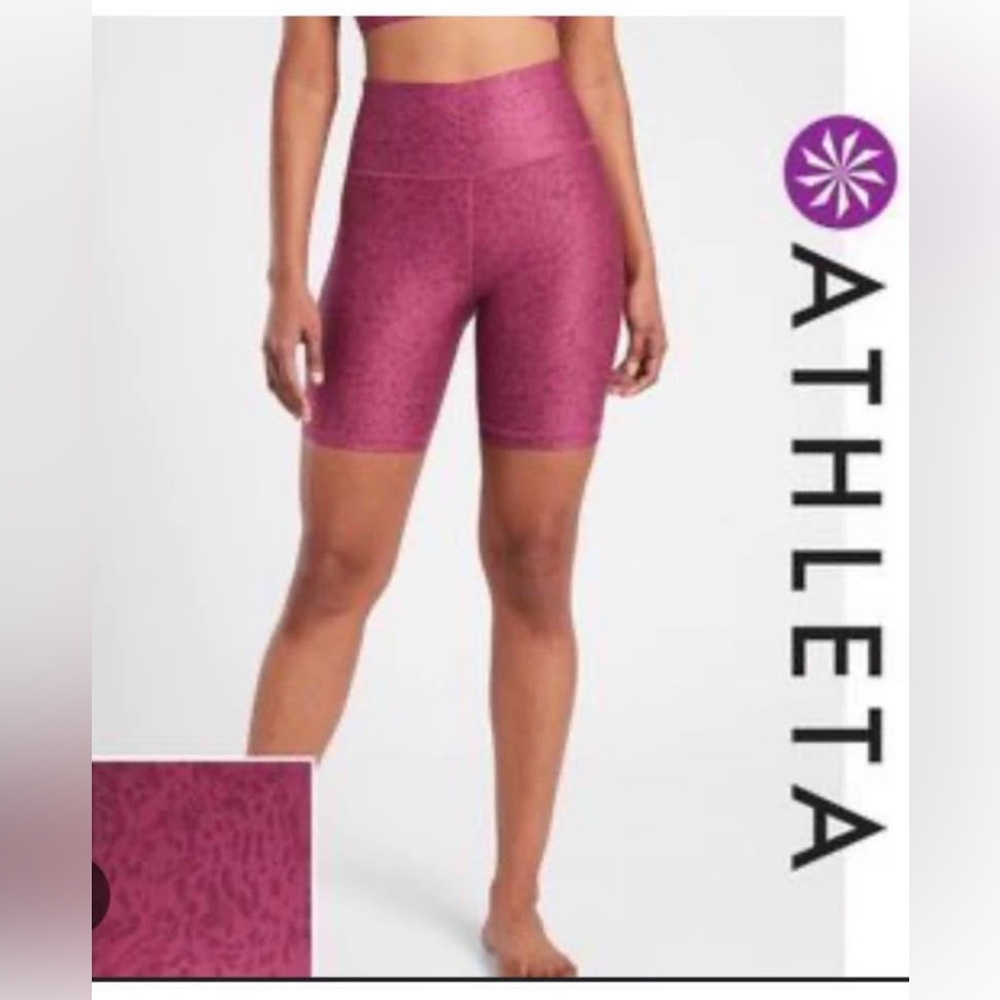 Athleta Berry High-Rise Shorts